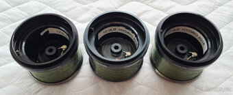 3 x navijáky SHIMANO Aero Technium MGS 12000 XTB a náhradní - 9