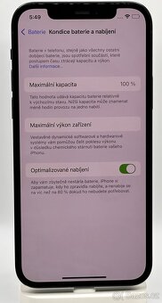 iPhone 12 128GB Black, 100% Baterie - 9