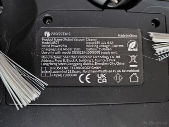 Robotický vysavač Proscenic 850T - 9