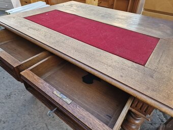 Psací Stůl Starý Dřevo 78x110 výška 80 cm - 9