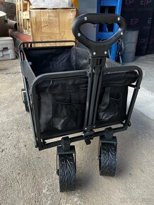 Kvalitni , kempingový - skládací, plážový ,kovový vozík - 9