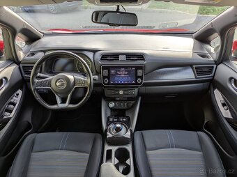 NISSAN LEAF E+ 62kWh, ZÁRUKA, LED, SOH 90%, DPH - 9