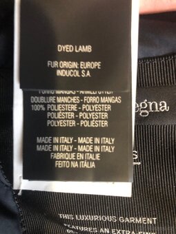 Luxusní zimní bunda E. Zegna, cena nové přes 170tis kč - 9