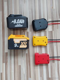 Startovací kabely+redukce pro Aku batrii Parkside 20V. - 9