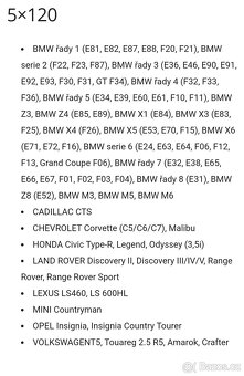 Alu kola BMW 5x120 R18 - 9