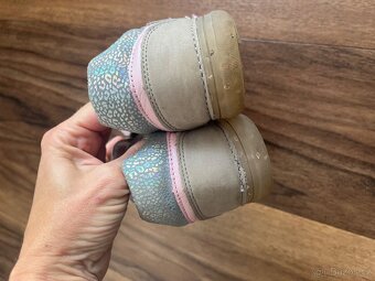 Kožené tenisky celoročky boty na suchý zip D.D.Step - 9