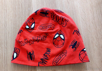 Chlapecký nepromokavý komplet Spiderman 98/104 + čepice - 9