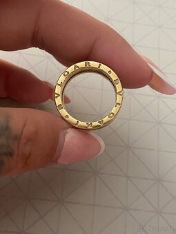 Zlatý prsten Bvlgari 18k - 9