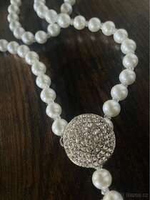 Luxusní perlový náhrdelník - krásný dárek na Vánoce - 9