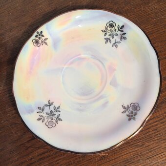 Kahla Durynsko porcelánový šálek s podšálkem dvě dívky - 9