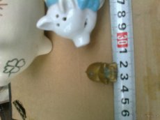 7 prasátek pro štěstí porcelán - 9