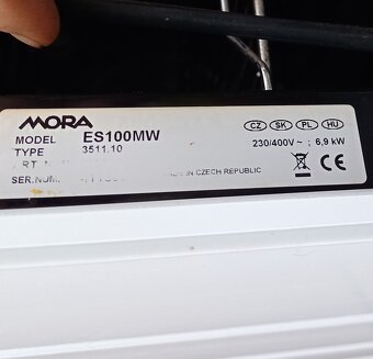 Elektrický sporák Mora typ ES100MW litinové plotny - 9