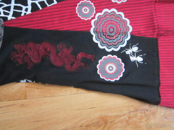 Šaty vel. M/L, 100% bavlna, zajímavý design, délka 100 cm - 9