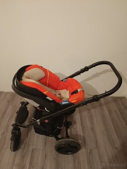 Dětský kočárek Tudore, autosedačka Cybex - 9