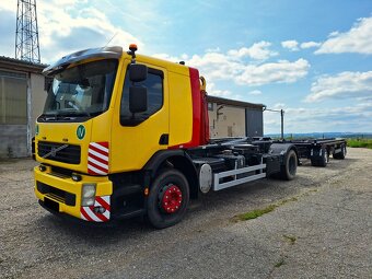 Volvo FE 280 nosič kontejnerů + kont. přívěs - 9