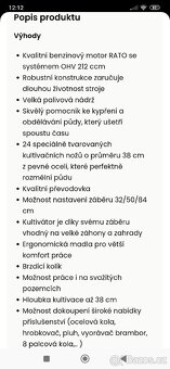 Kultivátor Hecht 785 - 9