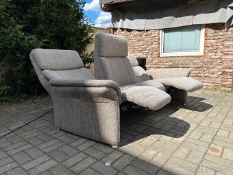 ELEKTRICKY POLOHOVATELNÁ SEDACÍ SOUPRAVA zn.HIMOLLA® - 9