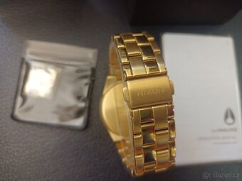 Dámské hodinky Nixon Idol Light Gold/Pink - 9