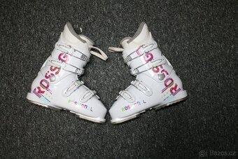 dívčí lyže Dynamic Elve 130 cm , lyžaky Rossignol - 9