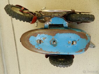 MOTORKA SE SAJTNOU - DRUKOV - 50 léta ČSSR - 9