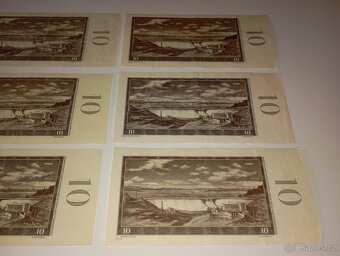 BANKOVKY 10 KČS 1960, RŮZNÉ SÉRIE, PĚKNÉ STAVY - 9