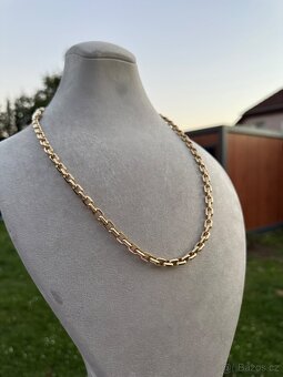 Zlaty řetěz ANKR - PILKA 32g 65cm 7mm - NOVÝ ZLATO NENOŠENÝ - 9