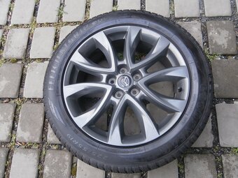 LETNÍ ALU KOLA 5 X 114.3 225 55 19 MAZDA CX 5 ORIGINÁL - 9