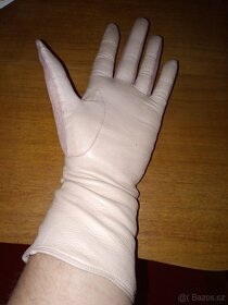 teplé rukavice,vintage rukavice,kožené rukavice - 9