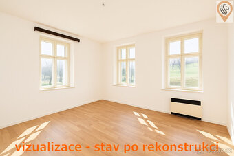 byt 3+1 před rekonstrukcí 77 m2 s garáží u domu v Horní Brus - 9