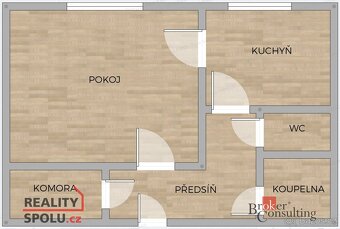 Pronájem, byty/1+1, 41 m2, Haškova 937/10, Liberec VI-Rochli - 9