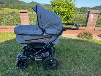 Emmaljunga kočárek set -šedo-hnědá - 9
