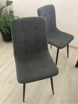 Luxusni keramicky stul tmave sedy - 9