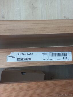 Postel 160 cm a noční stolky IKEA ASPELUND - 9