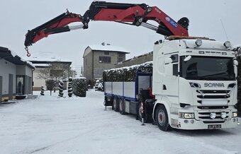 Scania R580 V8 8x2 E6 - valník s HDS+JIB - 9