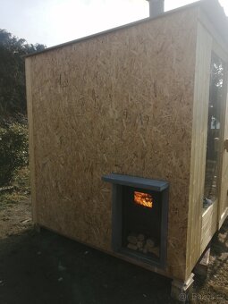 Finská venkovní sauna pro 4-6 os. na klíč - 9