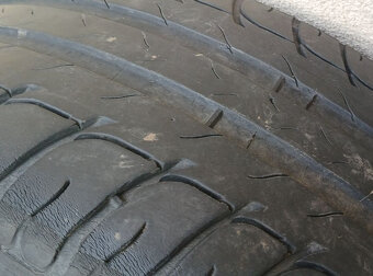 4x plechové disky 5x108 + pneu letní 215/60 R16 - 9