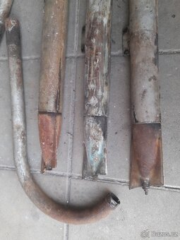 Jawa ČZ 150 půlbuben výfuky - 9