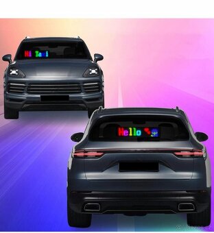 FLEXIBILNÍ REKLAMNÍ LED PANEL PÁS FULL COLOR 60x12cm na 5V - 9