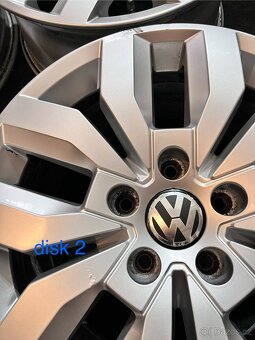 5x120 R17 Alu VW Amarok originál disky - 9