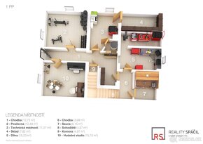 Prodej RD 5+KK (282m2) na pozemku o výměře 392m2 v obci Doln - 9