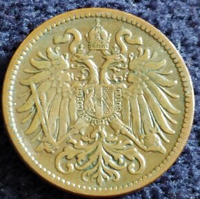2 haléře 1903,1904,1908,1909,1910,1911 b.zn.
- 9
