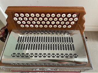 Štýrská harmonika O.R.A. 4 řady, 3 sbory, A-D-G-C - 9