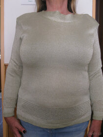 Kabát,svetr11 x, na zimu i jaro , XL + dárek - 9