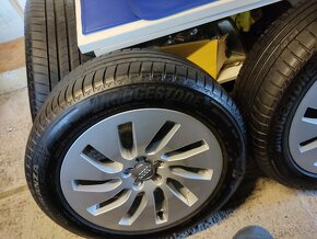 Alu kola Audi A6 A7 5x112 r18 Originál, pneu7mm 225/55/18 - 9