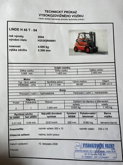 prodam linde vysokozdvizny vozik h45t-04 - 9