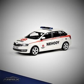 Model ŠKODA Rapid Spaceback (2013) "NEHODY DP" Abrex 1/43 - 9