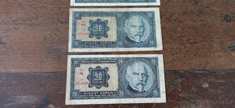 Bankovky a státovky 1919-1945, ČSR. Protektorát - 9