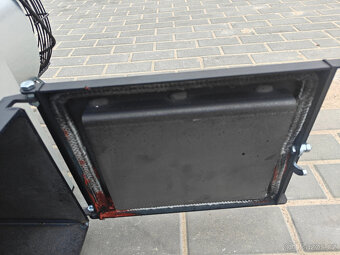 Ohřívač vzduchu koza NG30 kW do 400 m2 na olej a dřevo. - 9