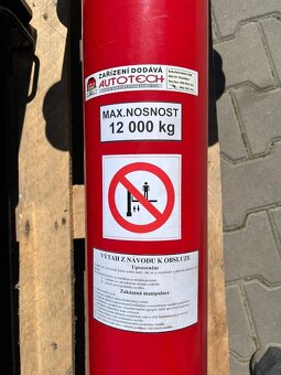 Ruční hydraulický jámový zvedák nosnost 12 t - 9