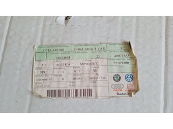 odkládací vak pod plato Škoda Fabia I (6Y) DMA410001 - 9